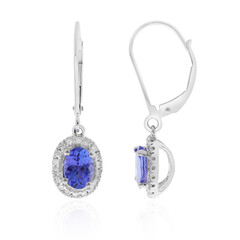 Pendientes en oro con Tanzanita AAA (CIRARI)