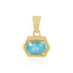 Colgante en plata con Apatita azul