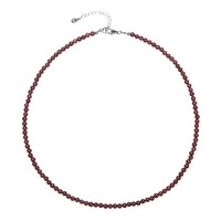 Collar en plata con Granate de Mozambique