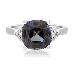 Anillo en oro con Tanzanita sin calentar (CIRARI)