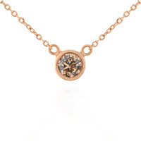 Collar en oro con Diamante rosa de Francia de Argyle VS1
