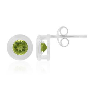 Pendientes en plata con Peridoto