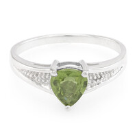 Anillo en plata con Zafiro de Mozambique