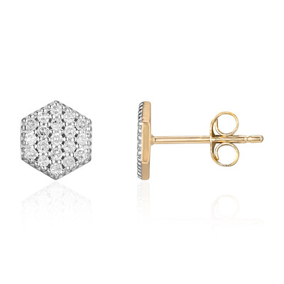 Pendientes en oro con Diamante I3 (I)
