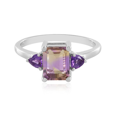 Anillo en plata con Ametrino de Anahí