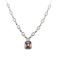 Collar en plata con Ametrino