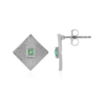 Pendientes en plata con Esmeralda de Etiopía
