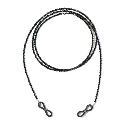 Accesorio en plata con Espinela negra