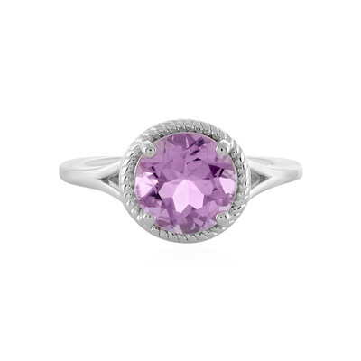 Anillo en plata con Amatista Rosa de Francia