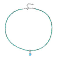 Collar en plata con Turquesa