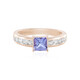 Anillo en plata con Tanzanita