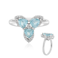 Anillo en plata con Zircón de Ratanak Kirí
