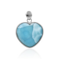 Colgante en plata con Larimar