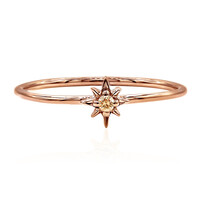 Anillo en oro con Diamante rosa de Francia de Argyle SI1