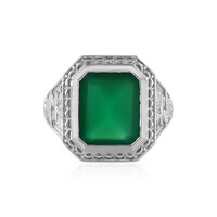 Anillo de hombre en plata con Ónix
