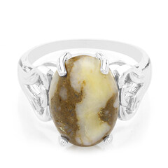 Anillo en plata con Cuarzo Dinosaurio