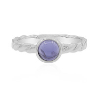 Anillo en plata con Iolita