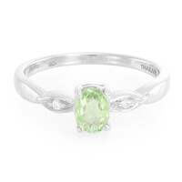 Anillo en plata con Turmalina Paraíba