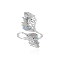 Anillo en plata con Ópalo de Australia