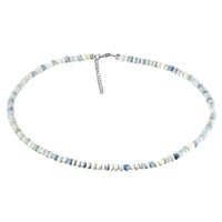 Collar en plata con Ópalo azul