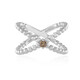 Anillo en plata con Diamante I3 champán (de Melo)