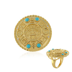 Anillo en plata con Turquesa bella durmiente