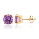 Pendientes en plata con Amatista