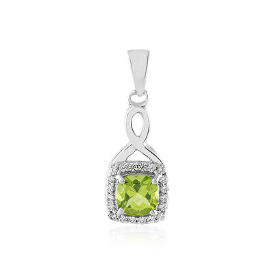 Colgante en plata con Peridoto de Arizona