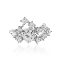 Anillo en plata con Zircón (Adela Silber)