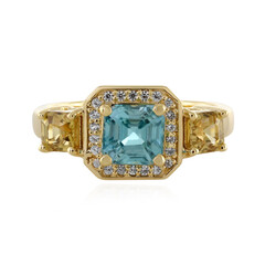 Anillo en plata con Zircón de Ratanak Kirí