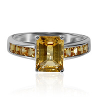 Anillo en plata con Citrino