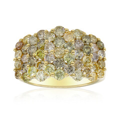 Anillo en oro con Diamante fancy SI2 (CIRARI)