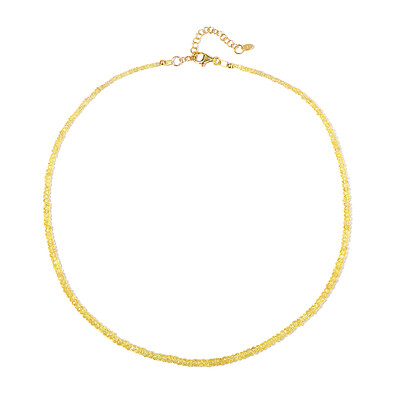 Collar en plata con Zafiro amarillo
