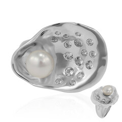 Anillo en plata con Perla Freshwater