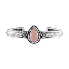 Brazalete en plata con Ópalo rosa (Desert Chic)