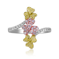 Anillo en oro con Diamante rosa I1 (CIRARI)
