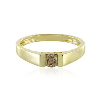 Anillo en oro con Diamante champán I4