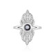 Anillo en plata con Tanzanita sin calentar