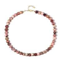 Collar en plata con Ópalo rosa