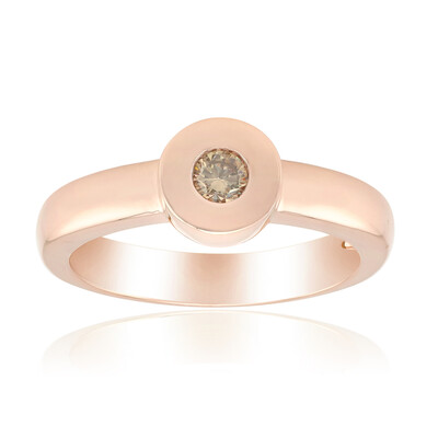 Anillo en plata con Diamante rosa de Francia de Argyle SI1 (Annette)