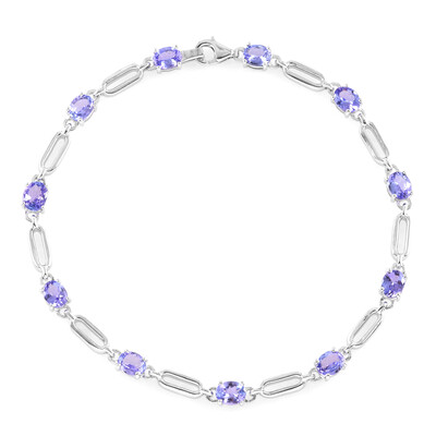 Brazalete en plata con Tanzanita
