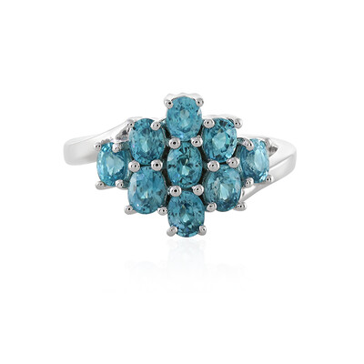 Anillo en plata con Zircón de Ratanak Kirí