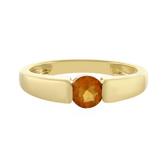 Anillo en plata con Citrino de Madeira