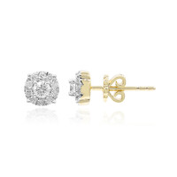 Pendientes en oro con Diamante SI1 (G)