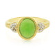 Anillo en plata con Crisoprasa imperial