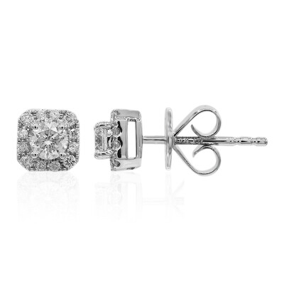 Pendientes en oro con Diamante I1 (H)  (CIRARI)