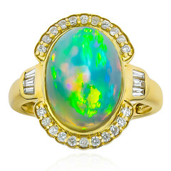 Anillo en oro con Ópalo de Welo (CIRARI)