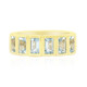 Anillo en plata con Topacio azul cielo