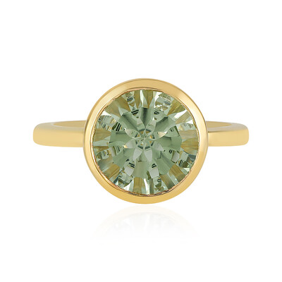 Anillo en plata con Amatista verde (MONOSONO COLLECTION)