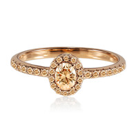 Anillo en oro con Diamante rosa de Francia de Argyle VS1